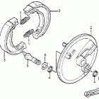 XR350R Front brake panel 83