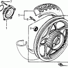 CX650C Заднее колесо