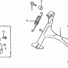 VT750C Подножка
