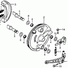 CR250R Front brake panel 83