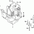 CM450A Lower crankcase