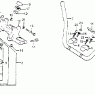 GL1100 Gl1100i  handlebar @ key set