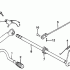 GL650 Brake pedal @ gearshift pedal