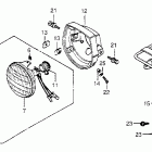 NC50 Headlight front carrier
