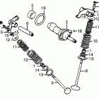 XR200R Распредвал и клапана