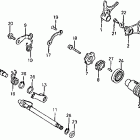 VT750C Вилка переключения передач