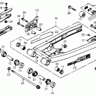 CR480R Swingarm @ drive chain 83