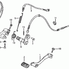 VT750C Тормозная педаль