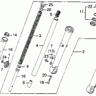CM250C Передняя вилка