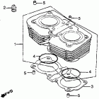 CM450A Цилиндр