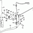 CM450A Brake pedal @ gearshift pedal