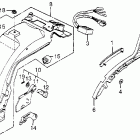 CB550SC Grab rail @ rear fender