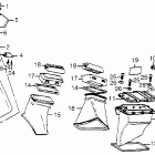 GL1100A Fairing pocket @ air duct