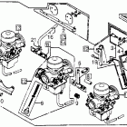 CB1100F Carburetor assy. link
