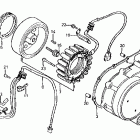VT750C Генератор и крышка
