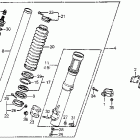 XR350R Front fork 83