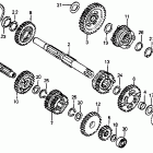 CR80R Трансмиссия