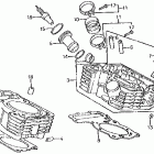 VT750C Cylinder @ rear cylinder head