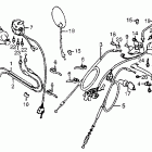 GL1100A Control levers @ switches  @ cables