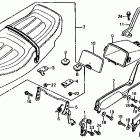 VF750S Сидение