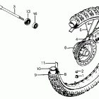 CR125R Front wheel 82-83