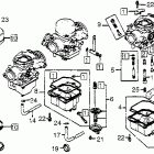 CB1100F Carburetor comp. parts