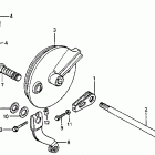 CR80R Rear brake panel 82-83