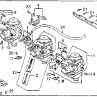 CB550SC Carburetor assy. link