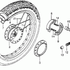 NU50M Заднее колесо