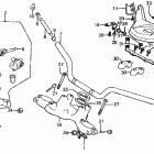 CX650T Handlebar @ top bridge @ key set