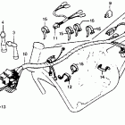 CB750SC Wire harness @ ignition coil