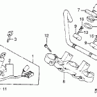 CB550SC Handlebar @ top bridge @ key set
