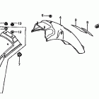 CB1000C Заднее крыло