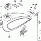 CM450A Топливный бак