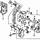 CB1000C Передний тормозной суппорт