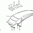 CR80R Rear fender 83
