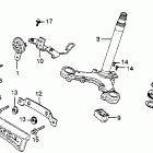 CM250C Steering stem @ horn