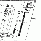 XR200R Передняя вилка