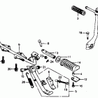 C70 Step @ kick starter arm  @ shift pedal