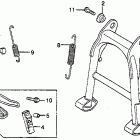 GL650 Main stand @ side stand