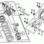 CR80R Rear shock absorber 83
