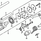 CX650T Барабан и вилки переключения