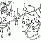 VF750S Wire harness @ electric parts 83