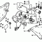 CB1000C Side cover @ spark unit  @ rectifier