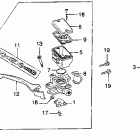 CM450A Cm450c / a front brake master  @ cylinder