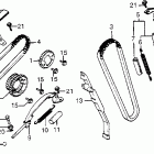 CB1100F Цепь ГРМ и натяжитель