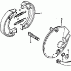 CR80R Front brake panel 83