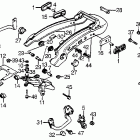 CX650C Заднее крыло