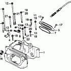 XL250R Крышка головки цилиндров