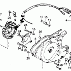 XL250R Crankcase cover 82-83